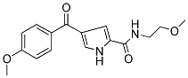 4-(4-METHOXYBENZOYL)-N-(2-METHOXYETHYL)-1H-PYRROLE-2-CARBOXAMIDE Struktur