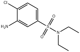 3-AMINO-4-CHLORO-N,N-DIETHYL-BENZENESULFONAMIDE Struktur