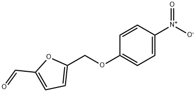 5-(4-NITROPHENOXYMETHYL)FURAN-2-CARBALDEHYDE Struktur