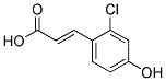 3-(2-CHLORO-4-HYDROXY-PHENYL)-ACRYLIC ACID Struktur