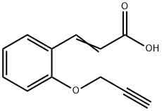 3-[2-(2-PROPYNYLOXY)PHENYL]ACRYLIC ACID Struktur