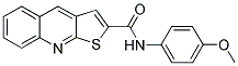 N-(4-METHOXYPHENYL)THIENO[2,3-B]QUINOLINE-2-CARBOXAMIDE Struktur