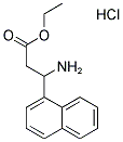 ETHYL 3-AMINO-3-(1-NAPHTHYL)PROPANOATE HYDROCHLORIDE Struktur