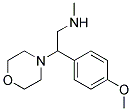 [2-(4-METHOXYPHENYL)-2-MORPHOLIN-4-YLETHYL]METHYLAMINE Struktur