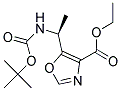 ETHYL 5-(L-N-BOC-ALA)-1,3-OXAZOLE-4-CARBOXYLATE Struktur