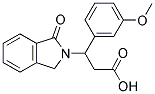 3-(3-METHOXYPHENYL)-3-(1-OXO-1,3-DIHYDRO-2H-ISOINDOL-2-YL)PROPANOIC ACID Struktur