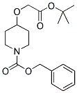 T-BUTYL-4-(N-CBZ-PIPERIDINOXY) ACETATE Struktur