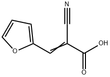 2-CYANO-3-FURAN-2-YL-ACRYLIC ACID Struktur