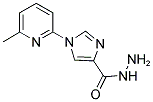 1-(6-METHYL-2-PYRIDINYL)-1H-IMIDAZOLE-4-CARBOHYDRAZIDE Struktur