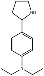 N,N-DIETHYL-4-(2-PYRROLIDINYL)ANILINE Struktur