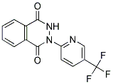 2-[5-(TRIFLUOROMETHYL)PYRIDIN-2-YL]-2,3-DIHYDROPHTHALAZINE-1,4-DIONE Struktur