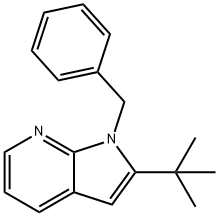 1-BENZYL-2-(TERT-BUTYL)-1H-PYRROLO[2,3-B]PYRIDINE Struktur