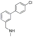 ([3-(4-CHLOROPHENYL)PHENYL]METHYL)METHYLAMINE Struktur