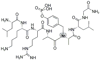 H-LEU-LYS-ARG-ALA-PTYR-LEU-GLY-NH2 Struktur