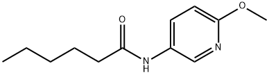 N-(6-METHOXY-3-PYRIDYL)HEXANAMIDE Struktur