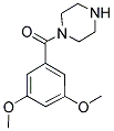 1-(3,5-DIMETHOXYBENZOYL)PIPERAZINE Struktur