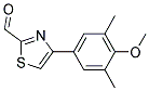 4-(4-METHOXY-3,5-DIMETHYLPHENYL)-1,3-THIAZOLE-2-CARBALDEHYDE Struktur