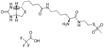 BIOCYTINAMIDOETHYL METHANETHIOSULFONATE, TRIFLUOROACETIC ACID SALT Struktur