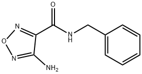 4-AMINO-N-3'-BENZYL-1,2,5-OXADIAZOLE-3-CARBOXAMIDE Struktur