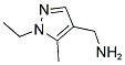 C-(1-ETHYL-5-METHYL-1H-PYRAZOL-4-YL)-METHYLAMINE Struktur