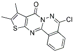 5-CHLORO-8,9-DIMETHYL-10-THIA-6,6A,11-TRIAZA-CYCLOPENTA[B]PHENANTHREN-7-ONE Struktur