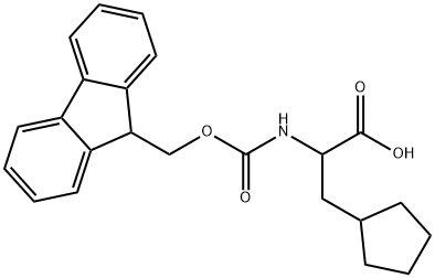 FMOC-BETA-CYCLOPENTYL-DL-ALANINE Struktur