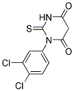 1-(3,4-DICHLOROPHENYL)-2-THIOXODIHYDROPYRIMIDINE-4,6(1H,5H)-DIONE Struktur