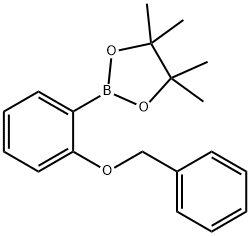 2-BENZYLOXYPHENYLBORONIC ACID, PINACOL ESTER Struktur