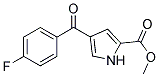 4-(4-FLUORO-BENZOYL)-1H-PYRROLE-2-CARBOXYLIC ACID METHYL ESTER Struktur