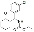 ETHYL N-[(3-CHLOROPHENYL)(2-OXOCYCLOHEXYL)METHYL]CARBAMATE Struktur