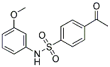 4-(3-METHOXYPHENYL)-SULFAMYLACETOPHENONE Struktur