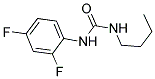 N-BUTYL-N'-(2,4-DIFLUOROPHENYL)-UREA Struktur