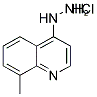 4-HYDRAZINO-8-METHYLQUINOLINE HYDROCHLORIDE Struktur