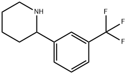 2-[3-(TRIFLUOROMETHYL)PHENYL]PIPERIDINE Struktur