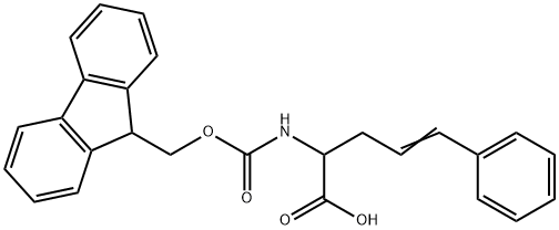 FMOC-3-STYRYL-DL-ALANINE Struktur