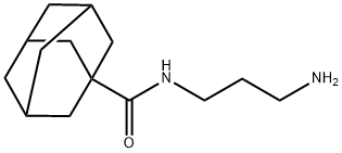 ADAMANTANE-1-CARBOXYLIC ACID (3-AMINO-PROPYL)-AMIDE Struktur