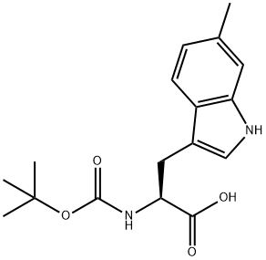 BOC-6-METHYL-DL-TRYPTOPHAN Struktur