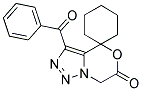 3'-BENZOYLSPIRO[CYCLOHEXANE-1,4'-[1,2,3]TRIAZOLO[5,1-C][1,4]OXAZIN]-6'(7'H)-ONE Structure