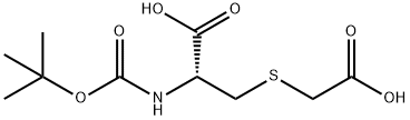 BOC-S-CARBOXYMETHYL-L-CYSTEINE Struktur