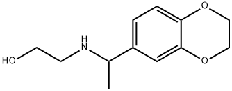 2-[1-(2,3-DIHYDRO-BENZO[1,4]DIOXIN-6-YL)-ETHYLAMINO]-ETHANOL Struktur