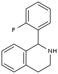 1-(2'-FLUORO)PHENYL-1,2,3,4-TETRAHYDRO-ISOQUINOLINE Struktur