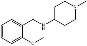 (2-METHOXY-BENZYL)-(1-METHYL-PIPERIDIN-4-YL)-AMINE Struktur