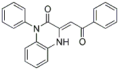 (3Z)-3-(2-OXO-2-PHENYLETHYLIDENE)-1-PHENYL-3,4-DIHYDROQUINOXALIN-2(1H)-ONE Struktur