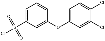 [3-(3,4-DICHLOROPHENOXY)PHENYL]SULFONYL CHLORIDE Struktur