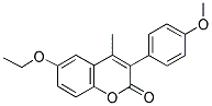 6-ETHOXY-3(4'-METHOXYPHENYL)-4-METHYLCOUMARIN Struktur