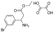 ETHYL 3-AMINO-3-(3-BROMOPHENYL)PROPANOATE OXALATE Struktur