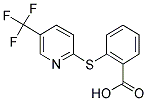 2-([5-(TRIFLUOROMETHYL)-2-PYRIDINYL]SULFANYL)BENZENECARBOXYLIC ACID Struktur