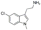 2-(5-CHLORO-1-METHYL-1H-INDOL-3-YL)-ETHYLAMINE Struktur