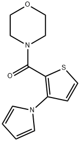 MORPHOLINO[3-(1H-PYRROL-1-YL)-2-THIENYL]METHANONE Struktur