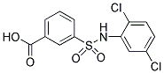 3-(2,5-DICHLORO-PHENYLSULFAMOYL)-BENZOIC ACID Struktur